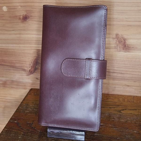 ★(英)ホワイトハウスコックス/Whitehouse Cox【★ブライドルレザー仕様/トラベルウォレット】財布&パスポート/濃茶/メンズ&レディース★g927