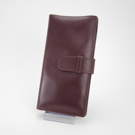 ★(英)ホワイトハウスコックス/Whitehouse Cox【★ブライドルレザー仕様/トラベルウォレット】財布&パスポート/濃茶/メンズ&レディース★g927