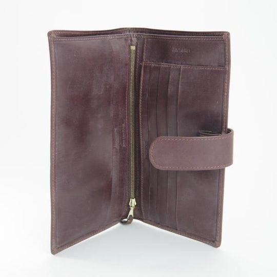 ★(英)ホワイトハウスコックス/Whitehouse Cox【★ブライドルレザー仕様/トラベルウォレット】財布&パスポート/濃茶/メンズ&レディース★g927