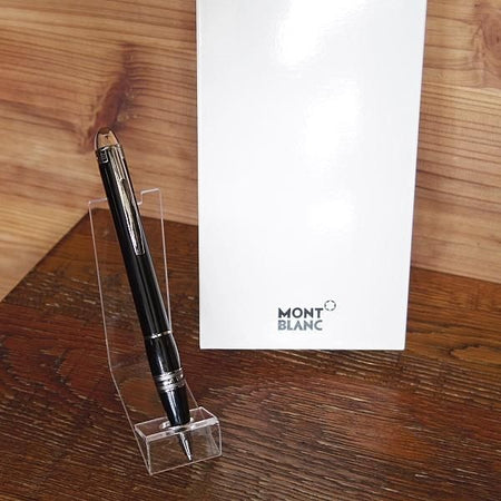 極上★(独)モンブラン/MONTBLANC【定番★スターウォーカー/ボールペン】黒/ミッドナイトブラック/メンズ&レディース/StarWalker★g928