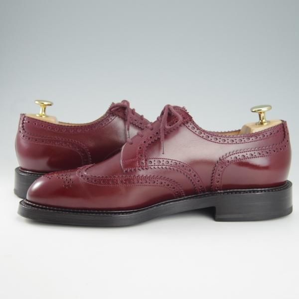 JM WESTON ウェストン590 フルブローグ 美品 ほぼ試着程度☆J.M.ウェストン 7D【貴重☆588/フルブローグ】25