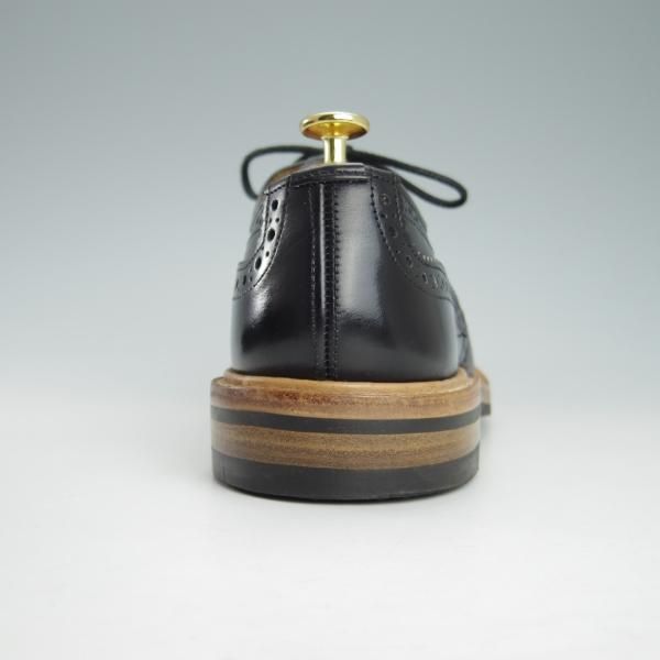 極美品★トリッカーズ SIZE 8【定価￥84,700-★ダイナイトソール仕様/BOURTON/バートン】5633/カントリーシューズ/黒/Tricker's★g931