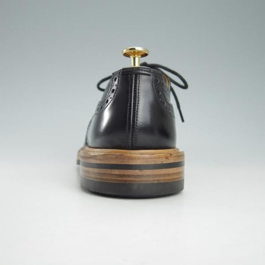 極美品★トリッカーズ SIZE 8【定価￥84,700-★ダイナイトソール仕様/BOURTON/バートン】5633/カントリーシューズ/黒/Tricker's★g931