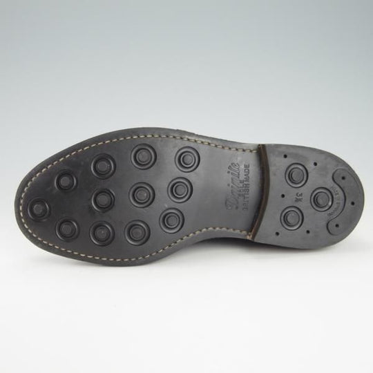 極美品★トリッカーズ SIZE 8【定価￥84,700-★ダイナイトソール仕様/BOURTON/バートン】5633/カントリーシューズ/黒/Tricker's★g931