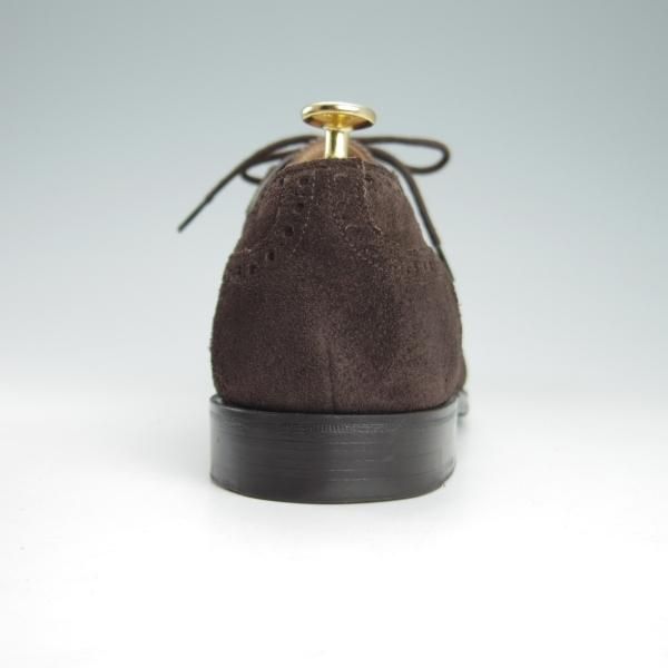 美品★(英)チーニー 8E【定価￥73,440-★WINSTON/6184ラスト】セミブローグ/スエード/濃茶/メンズ/CHEANEY★g933