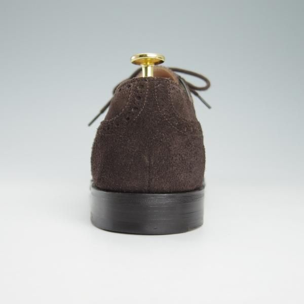 美品★(英)チーニー 8E【定価￥73,440-★WINSTON/6184ラスト】セミブローグ/スエード/濃茶/メンズ/CHEANEY★g933
