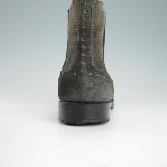 極上★チャーチ メンズUK6.5程度(レディース27cm)【貴重★ワックススエード仕様/EMMIE】サイドゴアブーツ/灰/Church's★g935