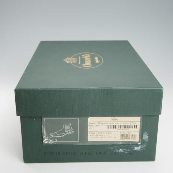 極上★チャーチ メンズUK6.5程度(レディース27cm)【貴重★ワックススエード仕様/EMMIE】サイドゴアブーツ/灰/Church's★g935