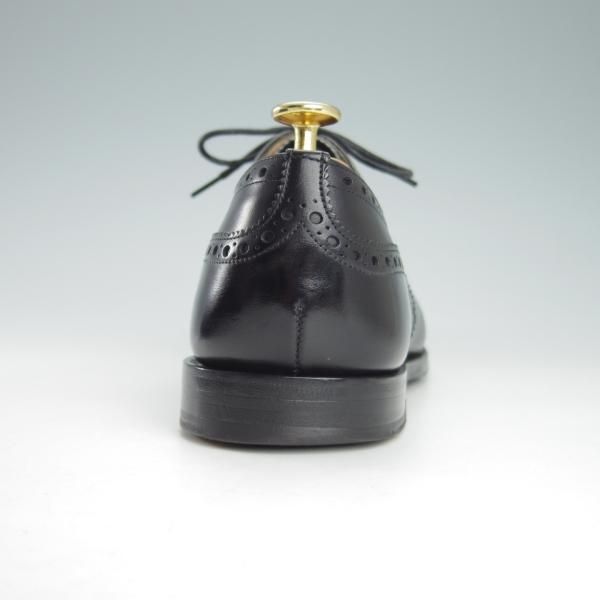 極上★チャーチ 70F/UK7【定価￥124,300-★ディプロマット/DIPLOMAT】173ラスト/セミブローグ/カーフ/黒/メンズ/Church's★g940