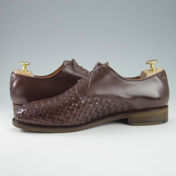 極美品★パラブーツ SIZE 8.5【定価￥74,800-★ビームス別注/MADRAS】プレーントゥ/イントレチャート/マロン/茶/TACASi/Paraboot★g944