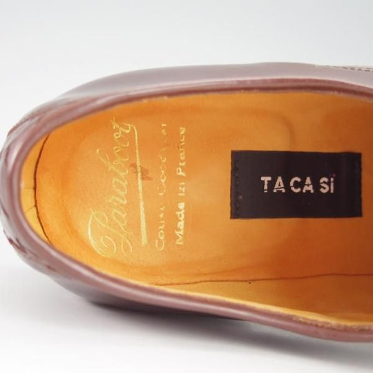 極美品★パラブーツ SIZE 8.5【定価￥74,800-★ビームス別注/MADRAS】プレーントゥ/イントレチャート/マロン/茶/TACASi/Paraboot★g944