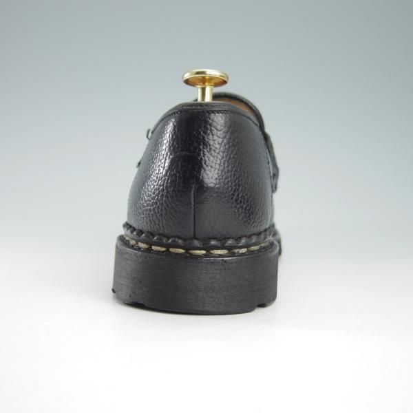 極美品★パラブーツ SIZE 6【モデル定価￥73,700-★ポニー/ランス/JOURNAL STANDARD別注】REIMS/コインローファー/黒/Paraboot★g945