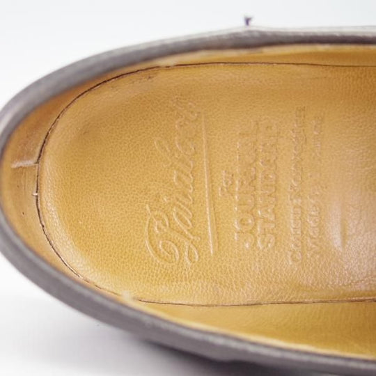 極美品★パラブーツ SIZE 6【モデル定価￥73,700-★ポニー/ランス/JOURNAL STANDARD別注】REIMS/コインローファー/黒/Paraboot★g945