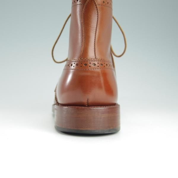 美品★トリッカーズ SIZE 8【定価￥82,080-★トレーディングポスト別注/M7655】マロンアンティーク/ブーツ/カーフ/茶/Tricker's★g946