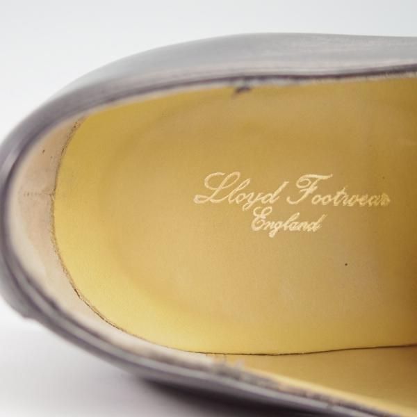 極美品★ロイドフットウェア 8.5E【ダイナイトソール仕様★(英)BARKER製/バーカー】Vシリーズ/ストレートチップ/黒/Lloyd Footwear★g947