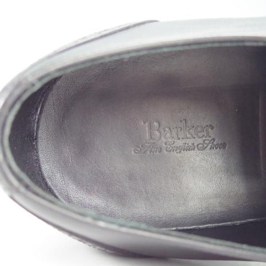 極美品★(英)BARKER/バーカー 8D【ダイナイトソール仕様★ダブルモンク/黒】カーフ/メンズ★g949