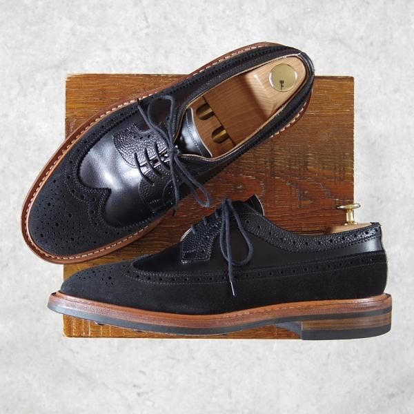 ★トリッカーズ SIZE 8【ダイナイトソール仕様★ロングウイング/M5164】カントリーシューズ/短靴/マルチ/黒/Tricker's★g951