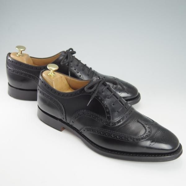 ★チャーチ 85F/UK8.5【貴重★73ラスト仕様のバーウッド/BRISBANE】ブリスベン/フルブローグ/カーフ/黒/メンズ/Church's★g953