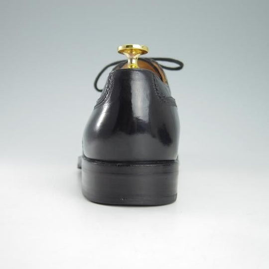 極上★(伊)タニノクリスチー SIZE 7【定価15万円以上★ブラインドブローグ/109711】カーフ/黒/メンズ/TANINO CRISCI★g954