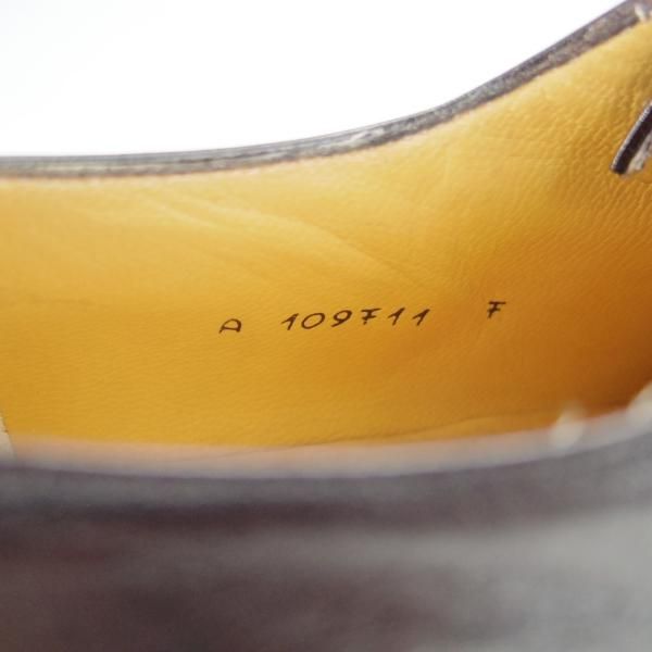 極上★(伊)タニノクリスチー SIZE 7【定価15万円以上★ブラインドブローグ/109711】カーフ/黒/メンズ/TANINO CRISCI★g954