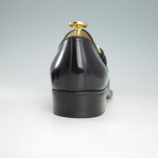 極上★タニノクリスチー SIZE 6.5【定価15万円以上★モンクストラップ/121390】カーフ/黒/メンズ/TANINO CRISCI★g955