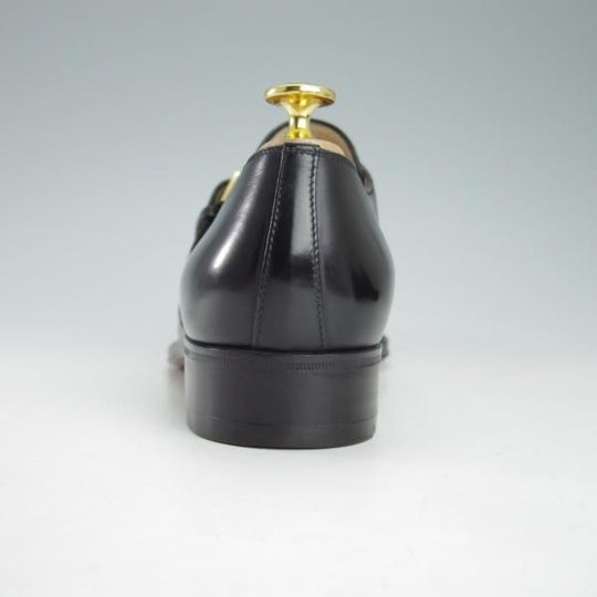 極上★タニノクリスチー SIZE 6.5【定価15万円以上★モンクストラップ/121390】カーフ/黒/メンズ/TANINO CRISCI★g955