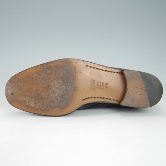 極上★タニノクリスチー SIZE 6.5【定価15万円以上★モンクストラップ/121390】カーフ/黒/メンズ/TANINO CRISCI★g955