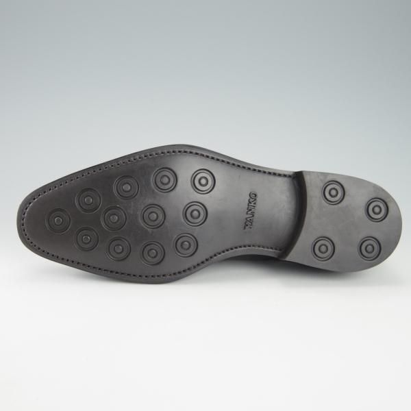 未使用★(スペイン製)YANKO/ヤンコ SIZE 9【グッドイヤーウェルテッド製法★ストレートチップ/114375】カーフ/黒/メンズ★g956