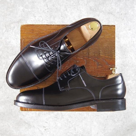 新品★(スペイン製)YANKO/ヤンコ SIZE 8【グッドイヤーウェルテッド製法★ストレートチップ/15036】ROIS/黒/メンズ★g958