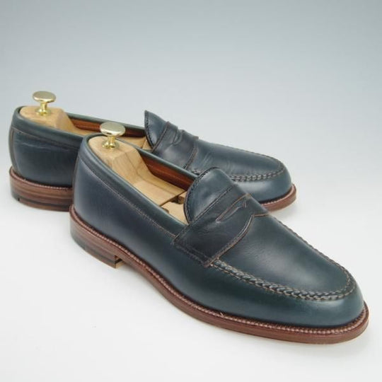 未使用★オールデン 8D【定価￥97,900-★(宇都宮)MUSEUM ARK別注/ヴァンラスト】N4207/クロムエクセル/コインローファー/紺/Alden★g960