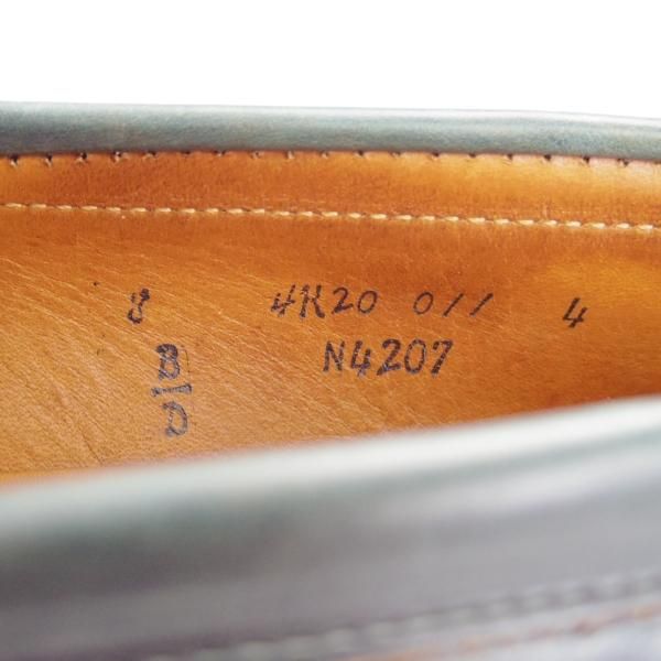 未使用★オールデン 8D【定価￥97,900-★(宇都宮)MUSEUM ARK別注/ヴァンラスト】N4207/クロムエクセル/コインローファー/紺/Alden★g960