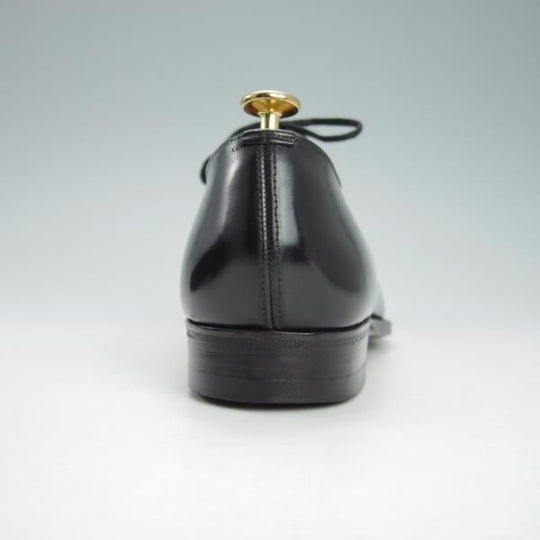 ★チャーチ 75E/UK7.5【貴重★ブックバインダーカーフ/84ラスト】LUDGATE/4都市ロゴ過渡期/パンチドキャップトゥ/黒/メンズ/Church's★g961