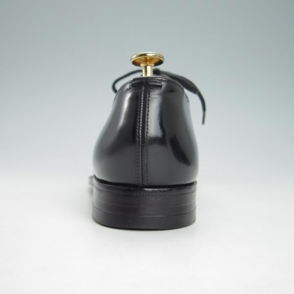 ★チャーチ 75E/UK7.5【貴重★ブックバインダーカーフ/84ラスト】LUDGATE/4都市ロゴ過渡期/パンチドキャップトゥ/黒/メンズ/Church's★g961