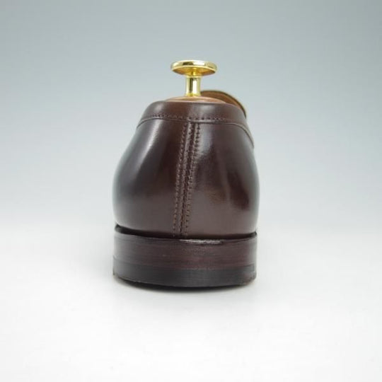 極美品★(英)アルフレッド・サージェント SIZE 8【貴重★(英)ダンヒル別注/dunhill】コインローファー/カーフ/濃茶/Alfred Sargent★g962