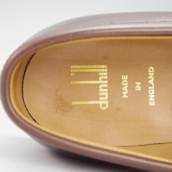 極美品★(英)アルフレッド・サージェント SIZE 8【貴重★(英)ダンヒル別注/dunhill】コインローファー/カーフ/濃茶/Alfred Sargent★g962