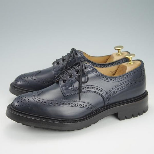 未使用★トリッカーズ SIZE 8【定価￥84,700-★バートン同系モデル/コマンドソール】KESWICK/M7292/カーフ/紺/短靴/Tricker's★g964