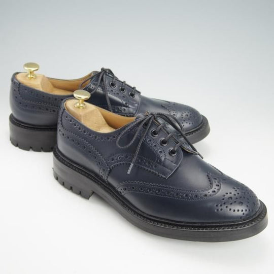 未使用★トリッカーズ SIZE 8【定価￥84,700-★バートン同系モデル/コマンドソール】KESWICK/M7292/カーフ/紺/短靴/Tricker's★g964