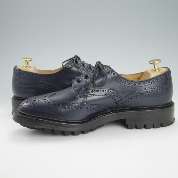 未使用★トリッカーズ SIZE 8【定価￥84,700-★バートン同系モデル/コマンドソール】KESWICK/M7292/カーフ/紺/短靴/Tricker's★g964