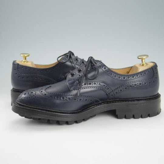 未使用★トリッカーズ SIZE 8【定価￥84,700-★バートン同系モデル/コマンドソール】KESWICK/M7292/カーフ/紺/短靴/Tricker's★g964
