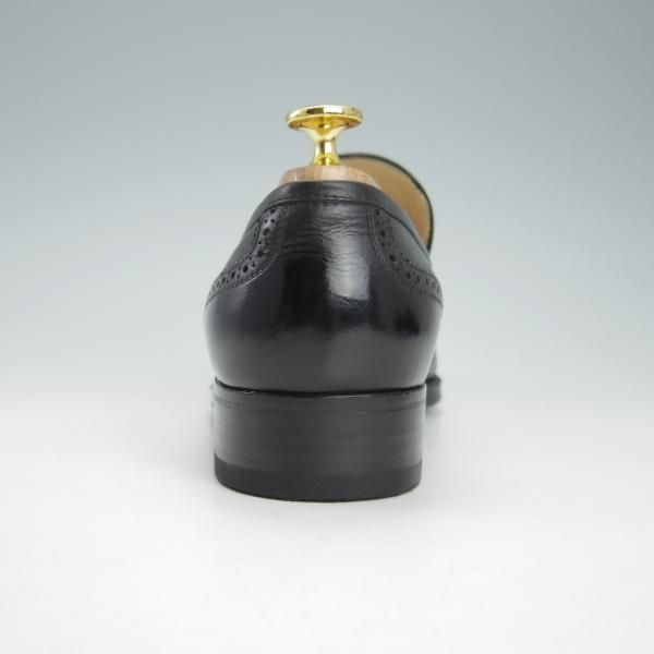 ★(伊)タニノクリスチー SIZE 6【定価15万円以上★タッセルローファー/108121】カーフ/黒/メンズ/TANINO CRISCI★g965