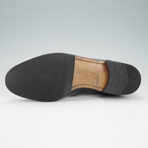 ★(伊)タニノクリスチー SIZE 6【定価15万円以上★タッセルローファー/108121】カーフ/黒/メンズ/TANINO CRISCI★g965