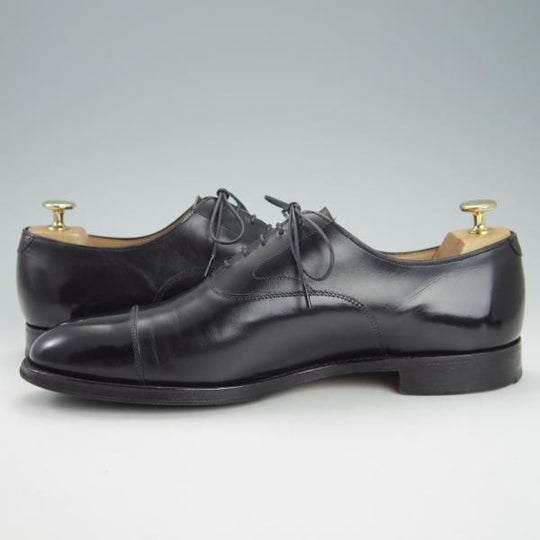 極上★(英)チーニー 8.5E【定価￥78,100-★アルフレッド/ALFRED】125ラスト/ストレートチップ/カーフ/黒/メンズ/CHEANEY★g967