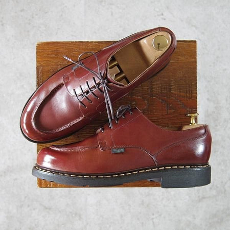 美品★パラブーツ SIZE 7【定価￥71,500-★シャンボード/CHAMBORD】マロン/MARRON/リスレザー/Uチップ/茶/TEXソール/Paraboot★g968
