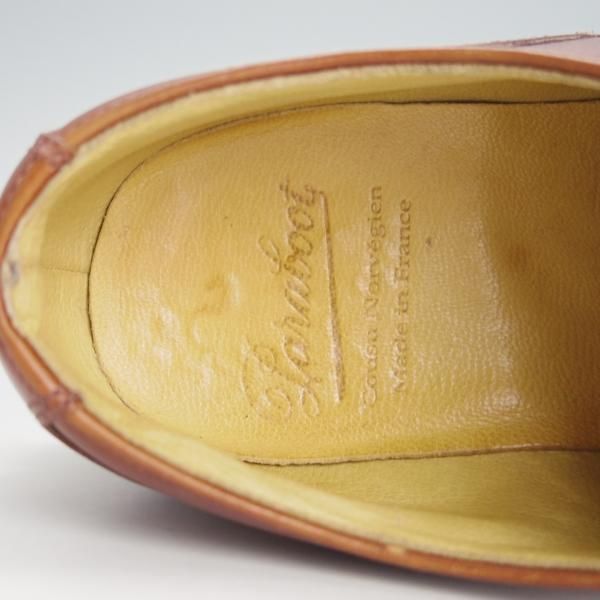 美品★パラブーツ SIZE 7【定価￥71,500-★シャンボード/CHAMBORD】マロン/MARRON/リスレザー/Uチップ/茶/TEXソール/Paraboot★g968