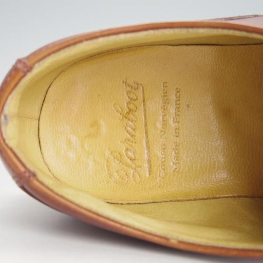 美品★パラブーツ SIZE 7【定価￥71,500-★シャンボード/CHAMBORD】マロン/MARRON/リスレザー/Uチップ/茶/TEXソール/Paraboot★g968