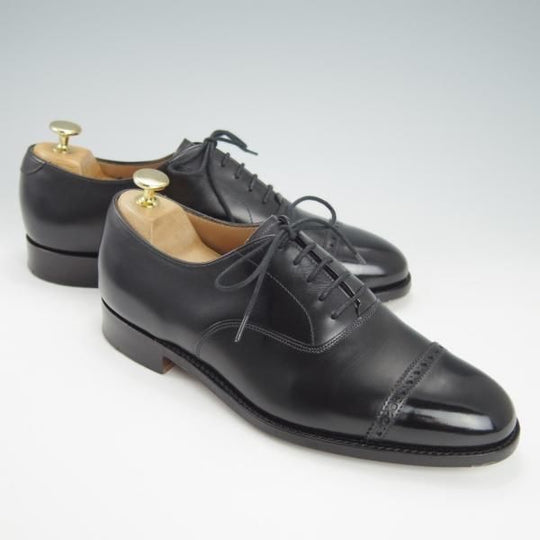 極上★(英)チーニー 7E【★ロイドフットウェア別注/Lloyd Footwear】Mシリーズ/89ラスト/パンチドキャップトゥ/カーフ/黒/CHEANEY★g969