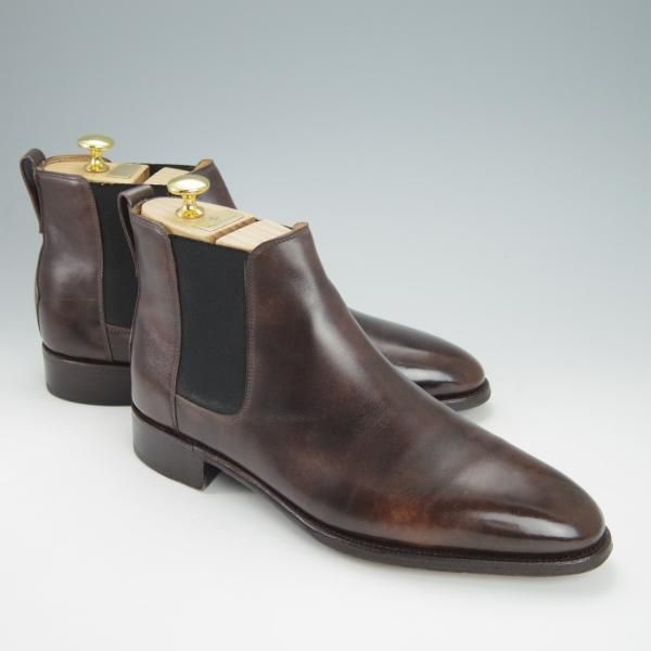 極上★ジョンロブ 6.5E【定価20万円以上★プレステージライン/TUDOR】ミュージアムカーフ/7000ラスト/サイドゴアブーツ/JOHN LOBB★g972