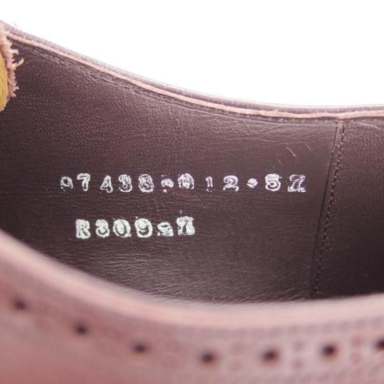 ほぼ試着程度★三陽山長 SIZE 7【定価￥74,900-★鋭之介/R309ラスト】カーフ/コーヒー/Coffee/濃赤茶/メンズ/SanyoYamacho★g975