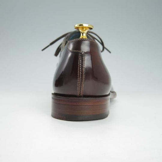 美品★(英)グレンソン 7F【貴重★ロンドンコレクション/Gresham/ブックバインダーレザー】濃茶/ストレートチップ/GRENSON★g976