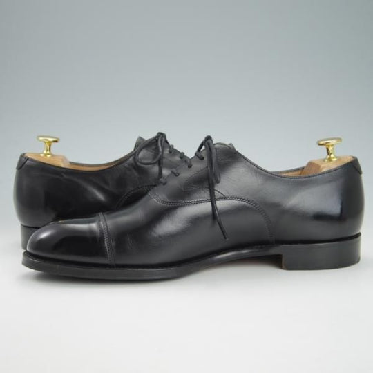 極上★(英)チーニー 8F【定価￥78,100-★アルフレッド/ALFRED】125ラスト/ストレートチップ/カーフ/黒/メンズ/CHEANEY★g977